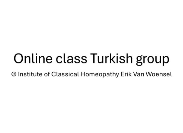 Online class Turkish group