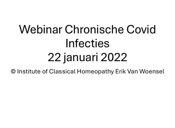 Webinar Chronische Covid Infecties 22 jan 2022